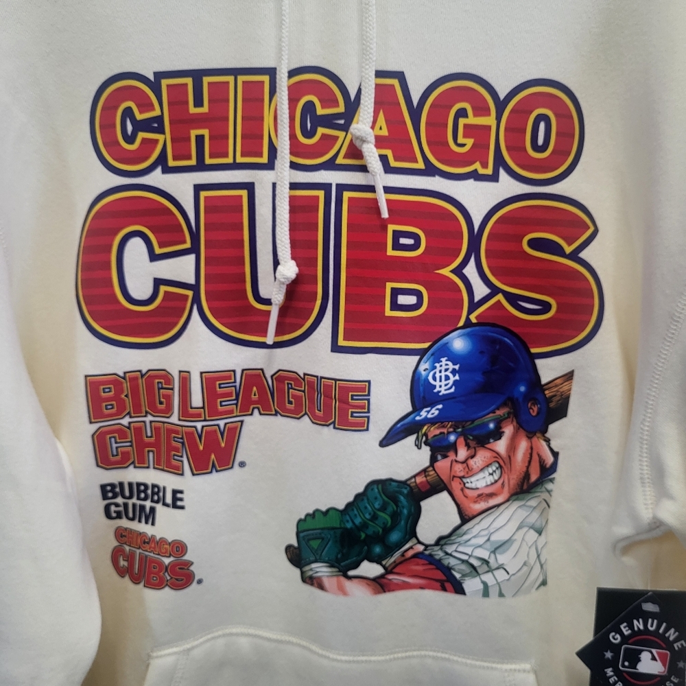 Nwt Men's Chicago Cubs Big League Chew Hoodie.  New Era.  Large - Picture 2 of 10